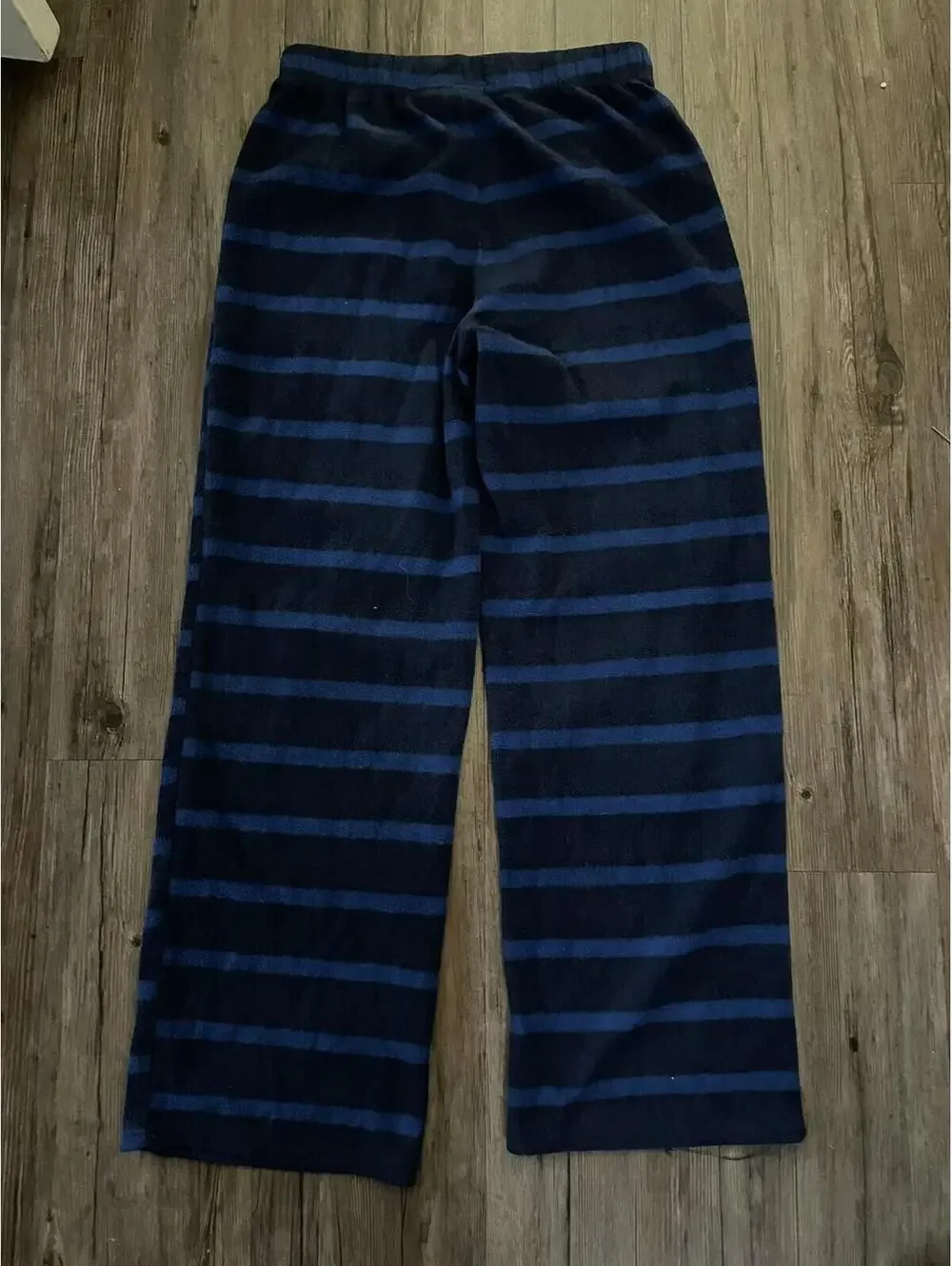 Y2K Eddie Bauer Blue Striped Sleepwear Pajama Pants Sz S